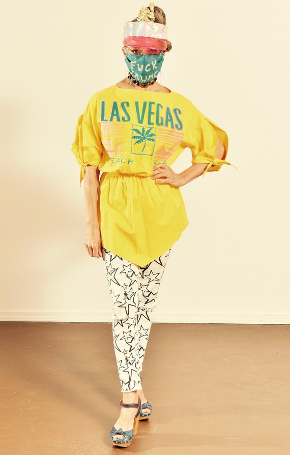 The Active Edge/ Vintage Las Vegas Shirt/ 70's Las
