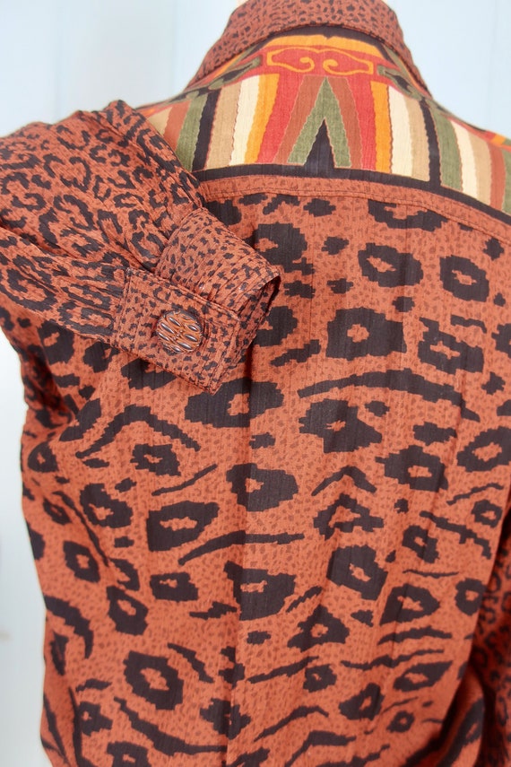 Carole Little/ Leopard Print jacket/ Leopard Prin… - image 5