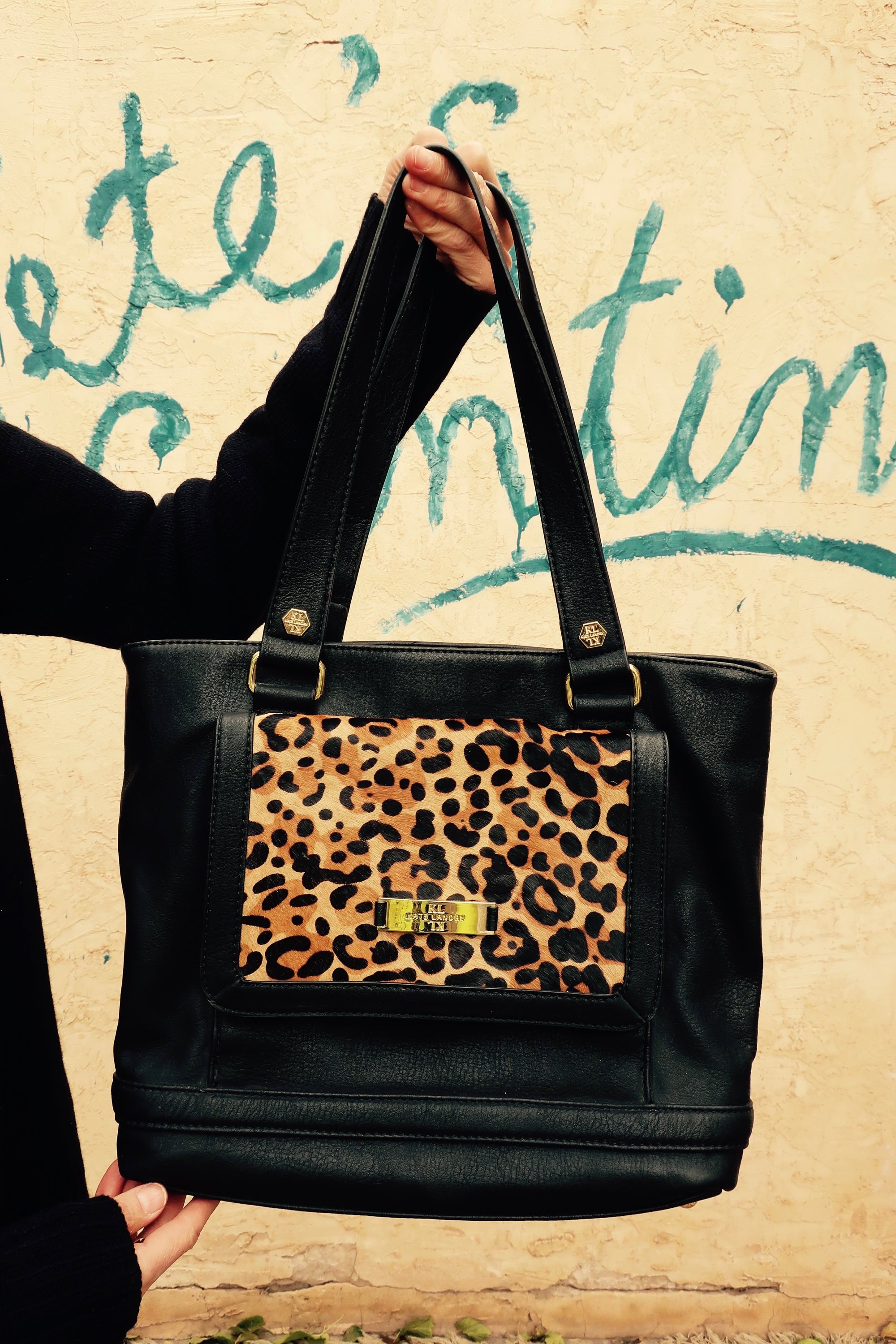 Kate landry sales animal print purse