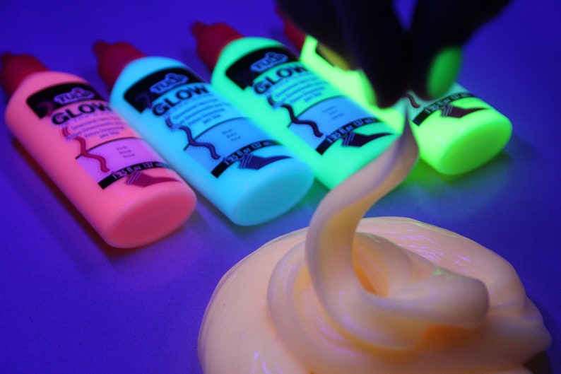 Glow In The Dark Slime Choose Color Size