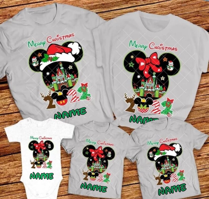 2022 Mickeys Very Merry Christmas Party 2022 Mickeys Very Merry Christmas Party Family Shirts Magic Etsy