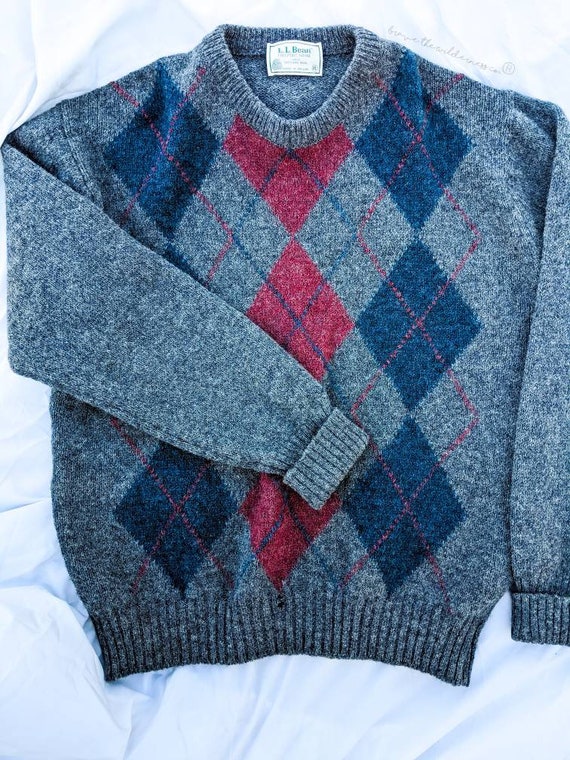 Sweater - Vintage L.L. Bean Wool Patterned Sweater - image 4