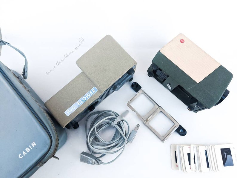 Slide Projector Vintage Manon Cabin Slide Projector Kit With Slides Etsy