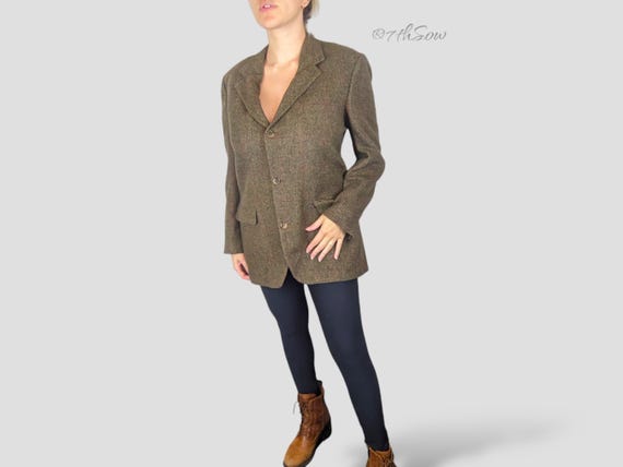 Camel Patterned - Vintage Authentic Camel Hair Br… - image 6