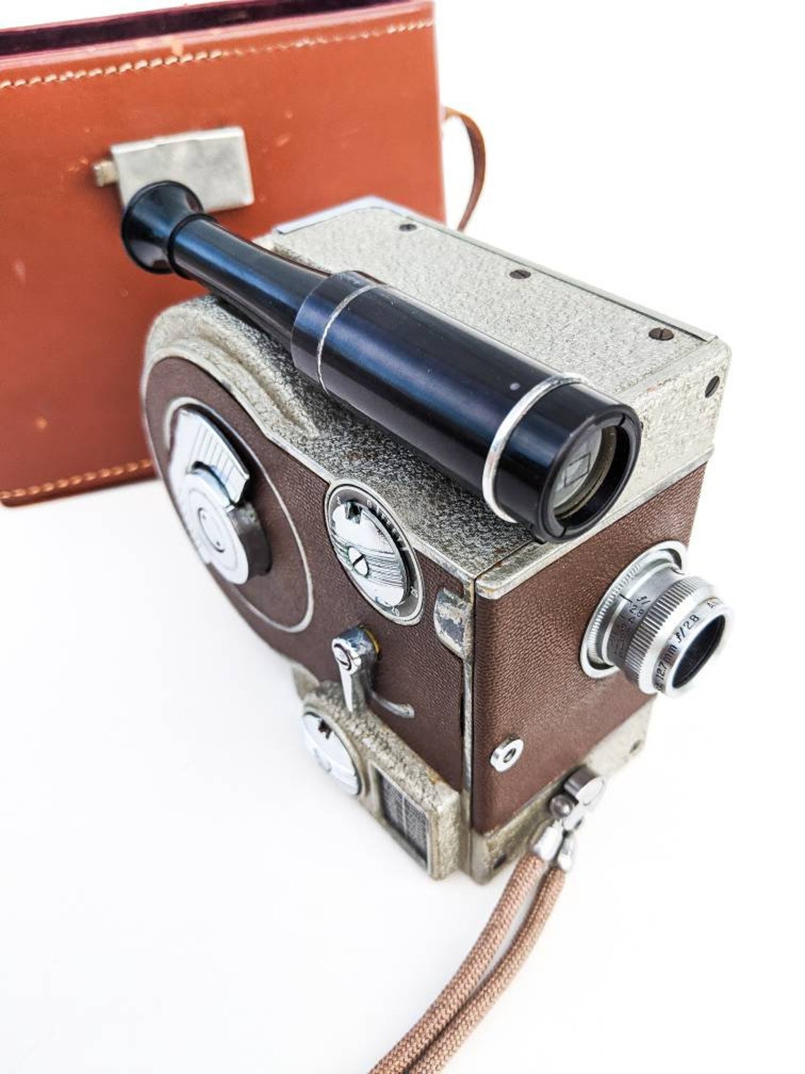 1957 Revere Eight Vintage 1940s Video Camera With Leather Etsy