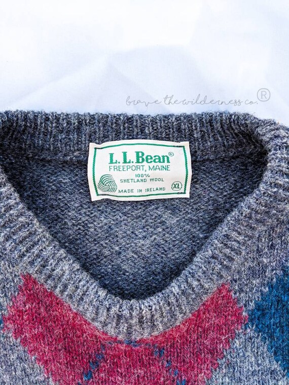 Sweater - Vintage L.L. Bean Wool Patterned Sweater - image 3