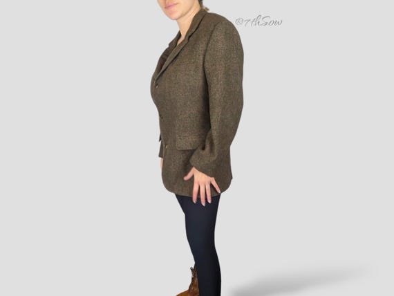 Camel Patterned - Vintage Authentic Camel Hair Br… - image 5