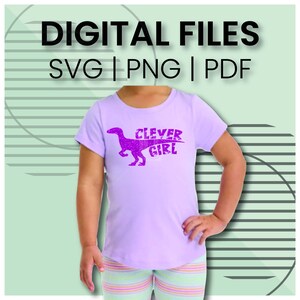 Clever Girl | SVG - PNG - PDF