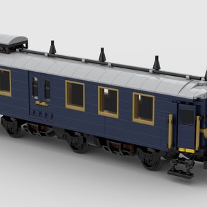INSTRUCTIONS to build a CUSTOM LEGO Baggage Car for The Orient Express Train 21344