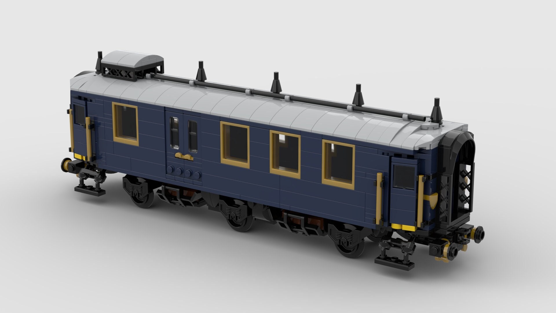 INSTRUCTIONS to Build a CUSTOM LEGO Baggage Car for the Orient Express Train 21344 Etsy