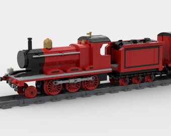 INSTRUCTIONS to build a LEGO James the Red Engine (L&YR Class 28)