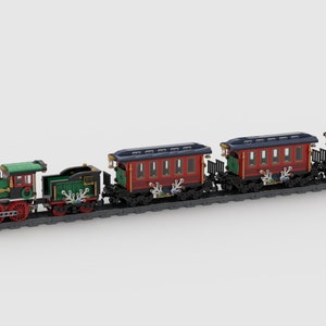 INSTRUCTIONS to build LEGO Train Coaches for 10254 Winter Village Train