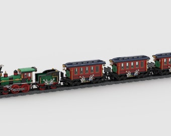 INSTRUCTIONS to build LEGO Train Coaches for 10254 Winter Village Train
