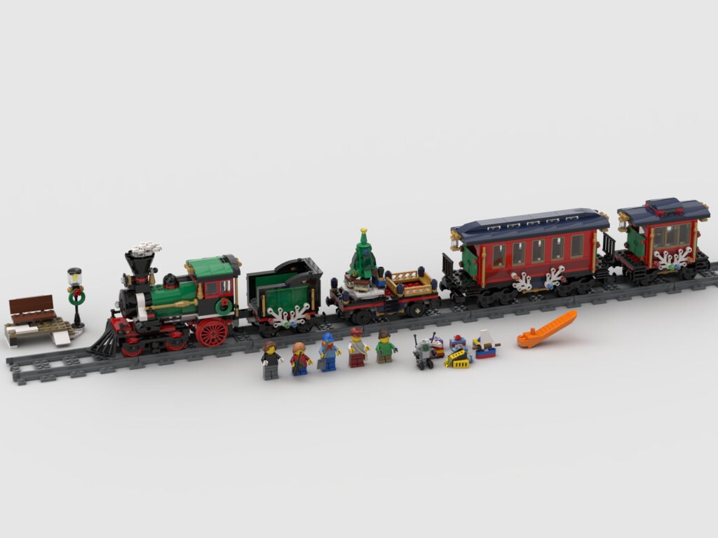 INSTRUCTIONS to Build LEGO Train Coaches for 10254 Winter Etsy Australia