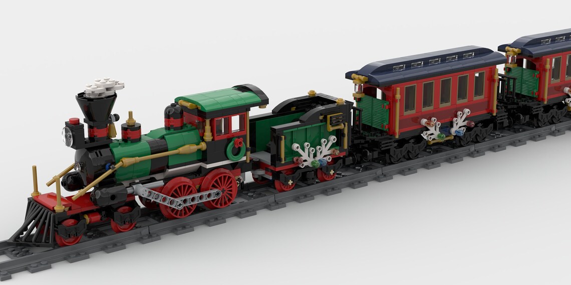 INSTRUCTIONS to Build a CUSTOM LEGO 440 Steam Engine for 10254 Winter