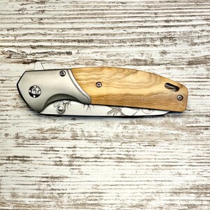 Personalized Engraved Pocket Knife | Gift for Him Knife WITHOUT design
