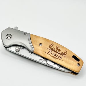 Personalized Engraved Pocket Knife | Gift for Him afbeelding 14
