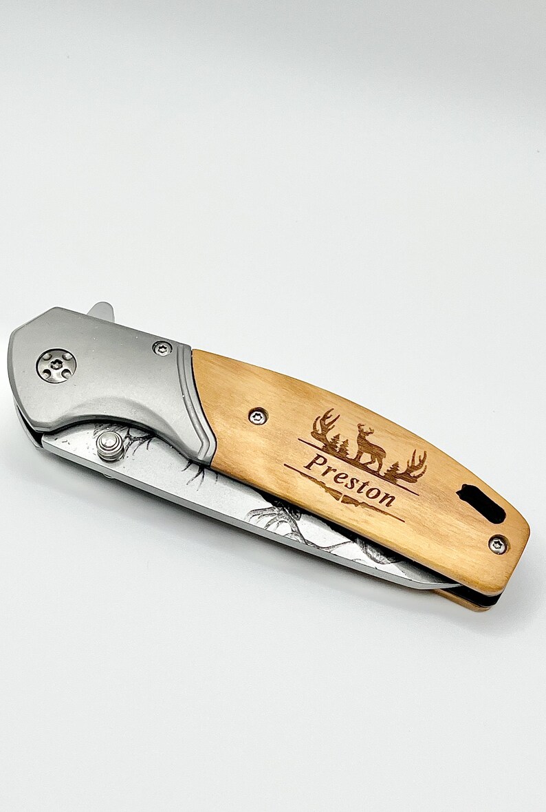 Personalized Engraved Pocket Knife | Gift for Him afbeelding 14