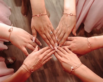 No podría casarme sin ti, Joyas para dama de honor, Regalo para fiesta nupcial para caja de propuesta de dama de honor, Pulseras de boda, Regalos para dama de honor