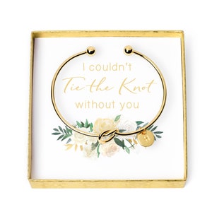 Bridesmaid Bracelet for Bridesmaid Proposal Box, Bridesmaid Gifts for Wedding Party, Bachelorette Party Jewelry, I couldn&#39;t tie the knot