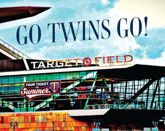 Magnete - MN Minnesota Minneapolis Target Field Forza Twins Forza!