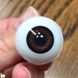 Yeux en acrylique de 22 mm pour poupées en porcelaine
