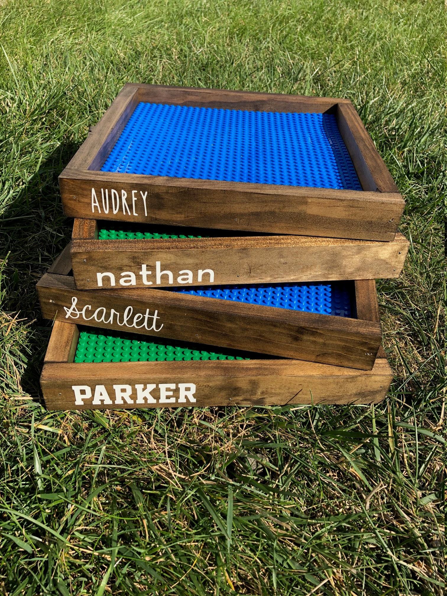PERSONALIZED Lego holder handmade wood Lego carrier custom | Etsy
