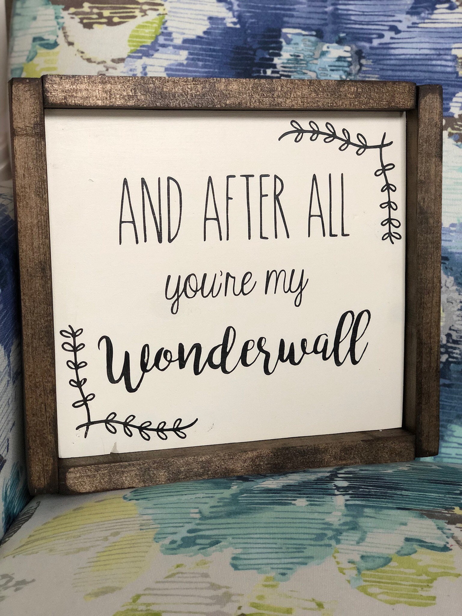 And after all you