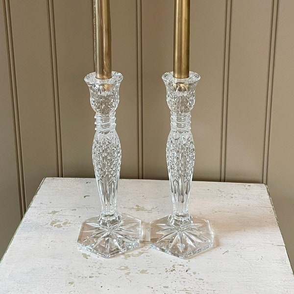 Waterford Crystal Candlesticks Etsy