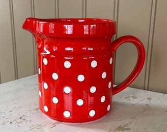 Waechtersbach red polka dot small pitcher Milk pitcher