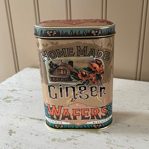 Daher ginger wafer tin