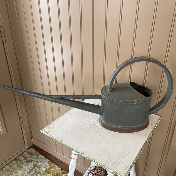 Galvanized long spout watering can