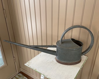 Galvanized long spout watering can