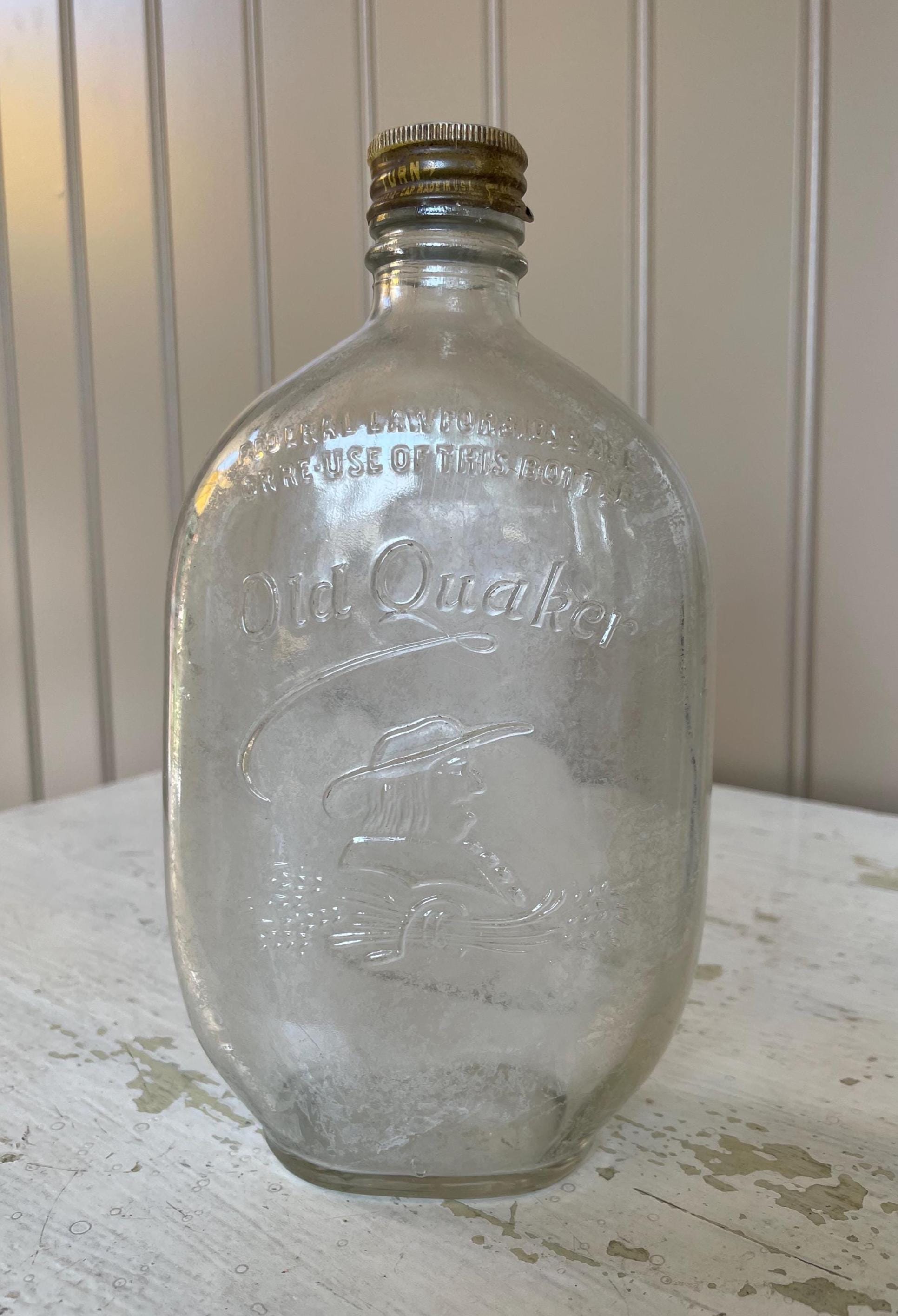 Old Quaker Bottle - Etsy