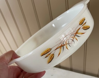 Fire King Wheat Pattern Baking Pan - Etsy