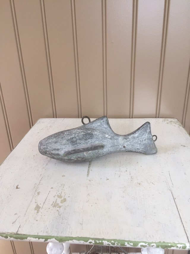 10 lb. Down Rigger weight Fish decor Fish shaped lead sinker weight