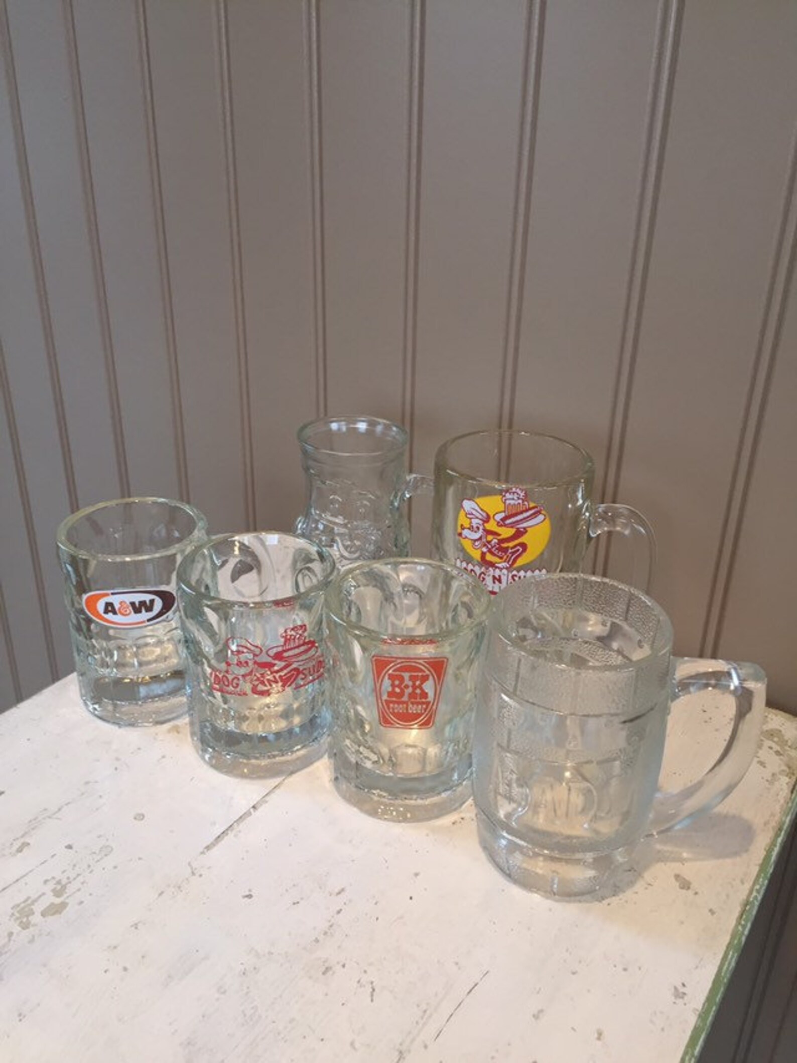 Vintage Root Beer mug A&W Dog N Suds Dads BK Frostieset Etsy