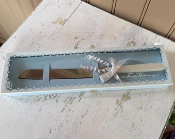 Treasure Masters cake knife with Mother of Pearl handle 50 years old - see photos and read description