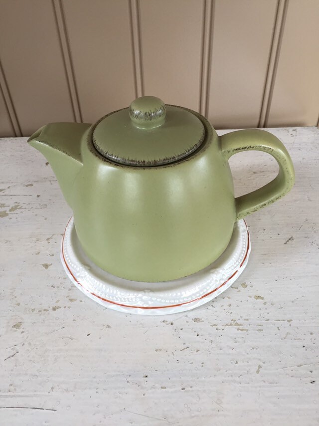 German porcelain hot plate Antique trivet Etsy