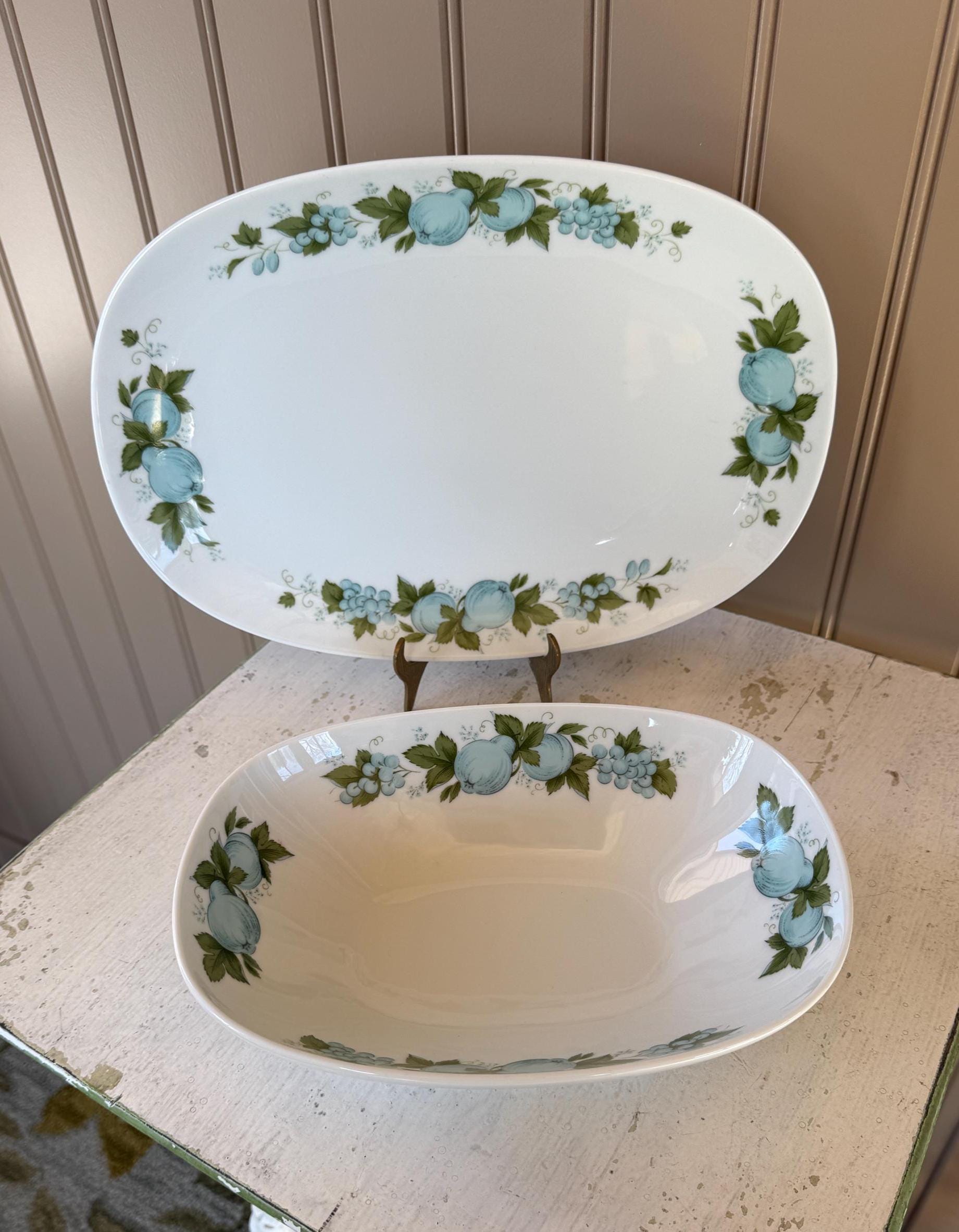 Noritake Blue Orchard - Etsy