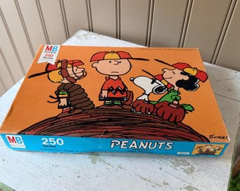 1958 Peanuts 260 Piece Puzzle Milton Bradley Charles Schulz