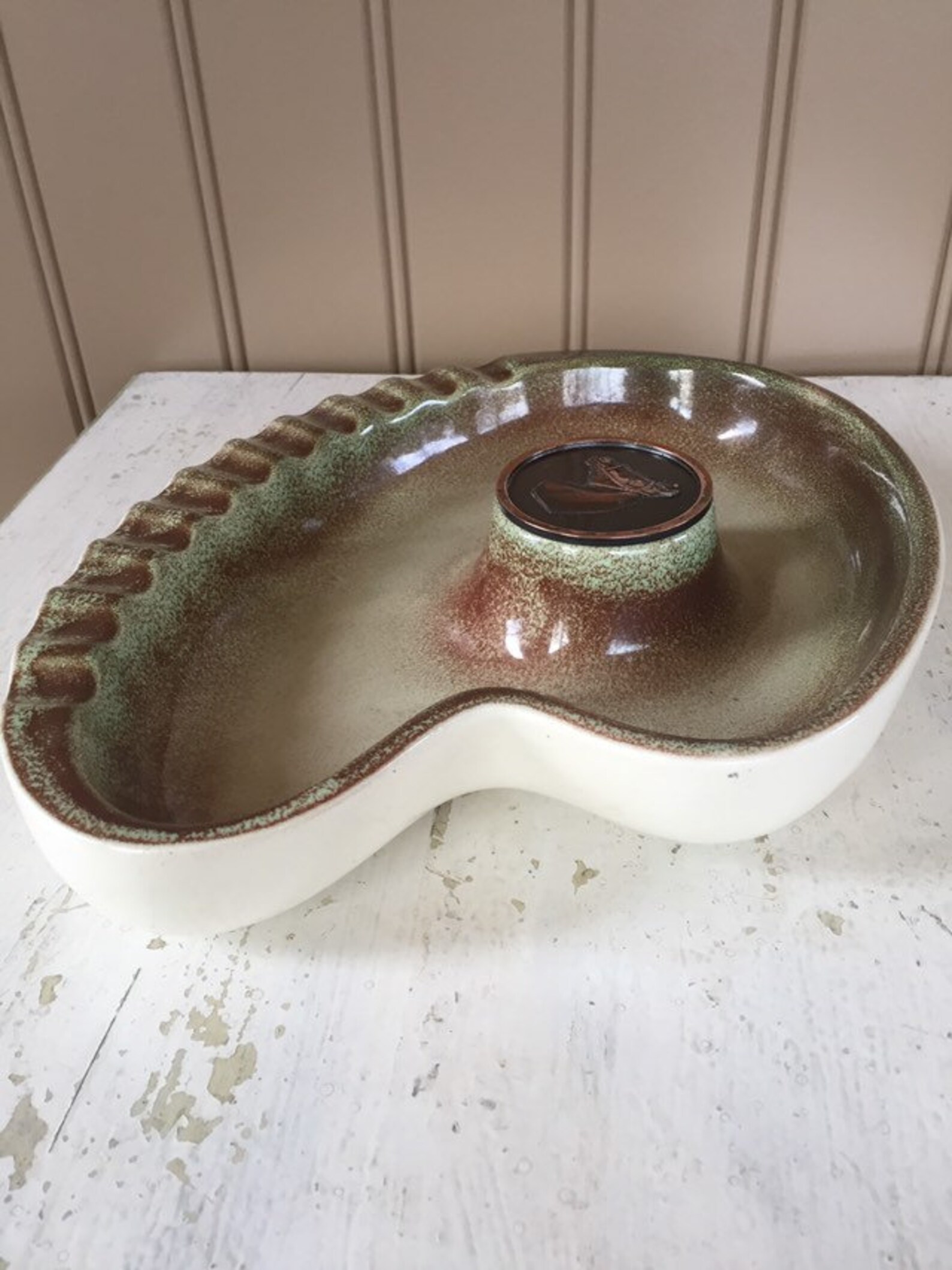 Roseville Pottery Hyde Park Ashtray Horse Art Deco Ashtray Etsy