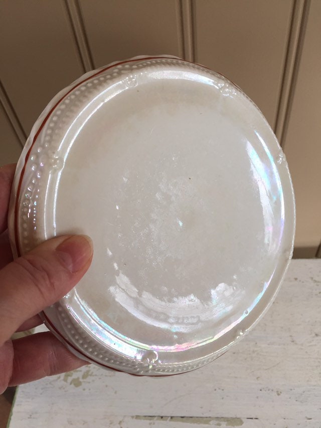 German porcelain hot plate Antique trivet Etsy