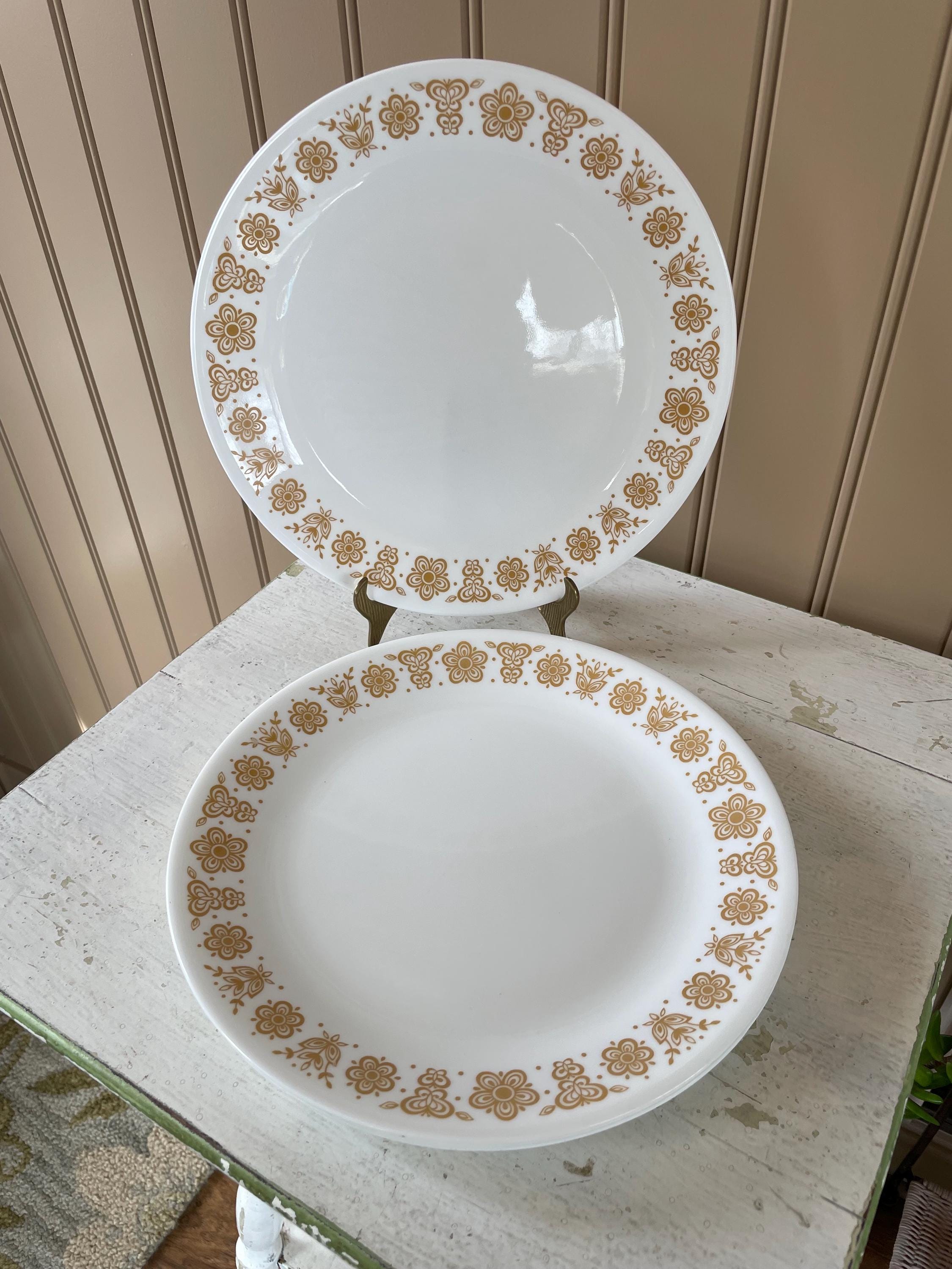 Corelle Butterfly Gold Dinner Plates Set of 5 or 6 Sold Separately