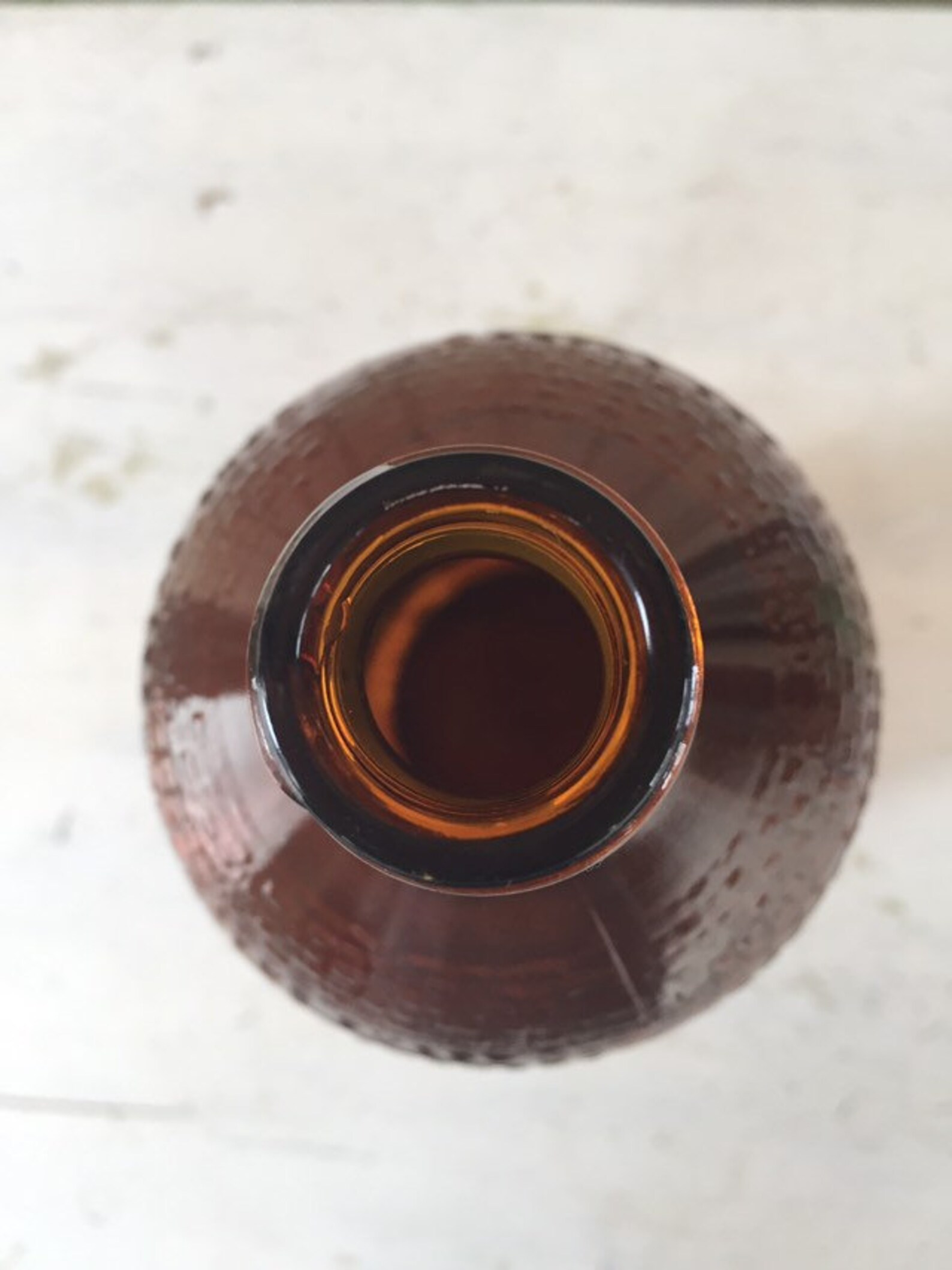 Amber or brown glass Roman Cleanser one quart bottle Etsy