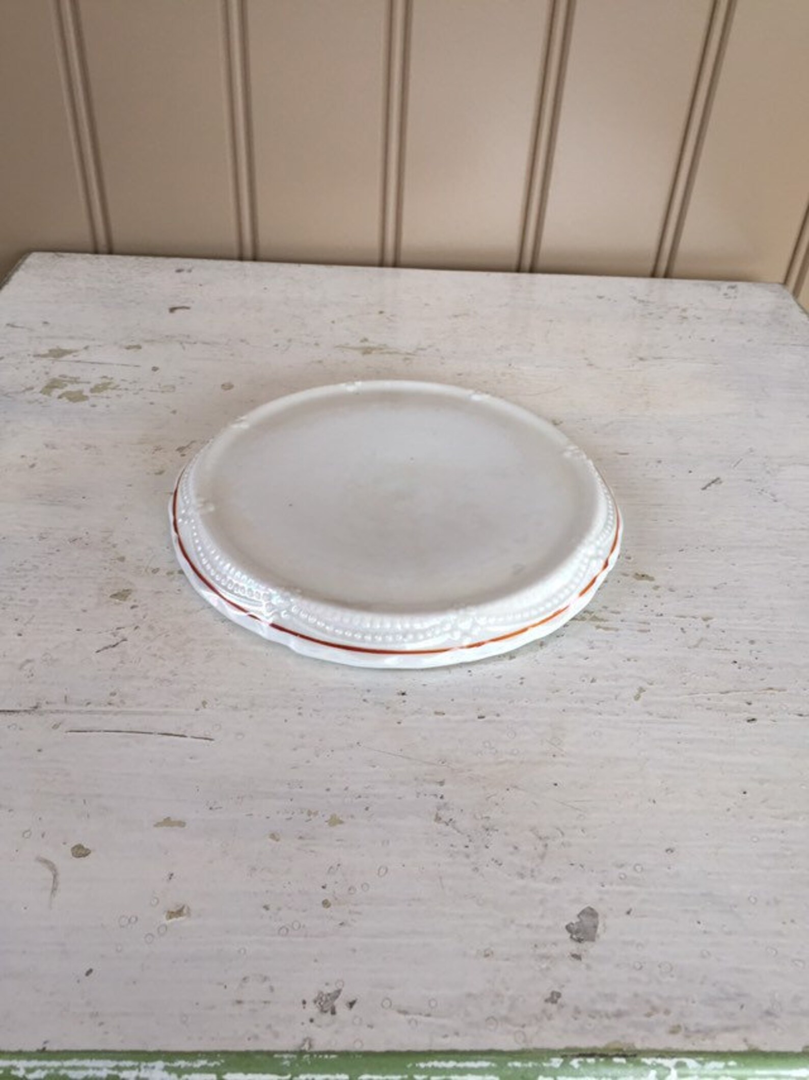 German porcelain hot plate Antique trivet Etsy.de