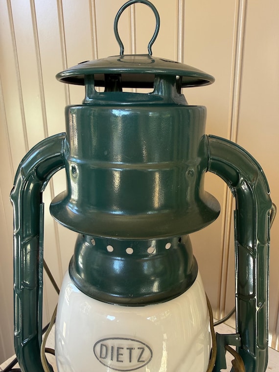Dietz Electric Air Pilot #8 Lantern Lamp Green 13 Inches RARE - Etsy