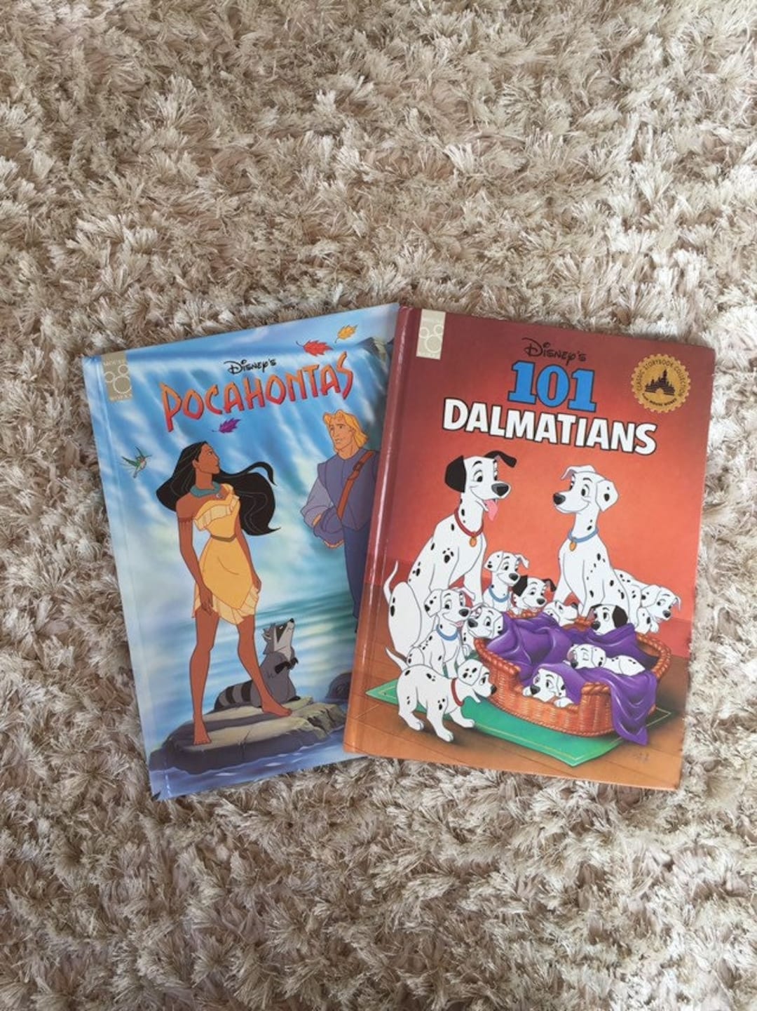 Walt Disney Books, Pocahontas and 101 Dalmatians Classic Storybook