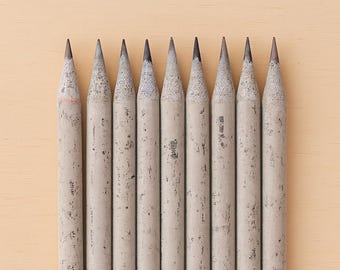 Recycled Newspaper Pencils – Eco-Friendly HB2 Graphite | Handmade Paper Sleeve, Sustainable Writing Supplies