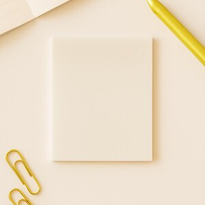 Clear Sticky Notes | Transparent Memo Pads for Studying, Journaling Large Rectangle